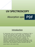 Uv Spectroscopy: Absorption Spectra
