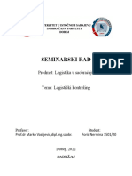 Seminarski Rad Logistika