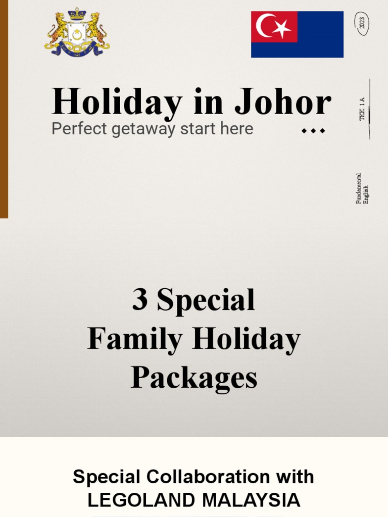 Holiday in Johor  PDF