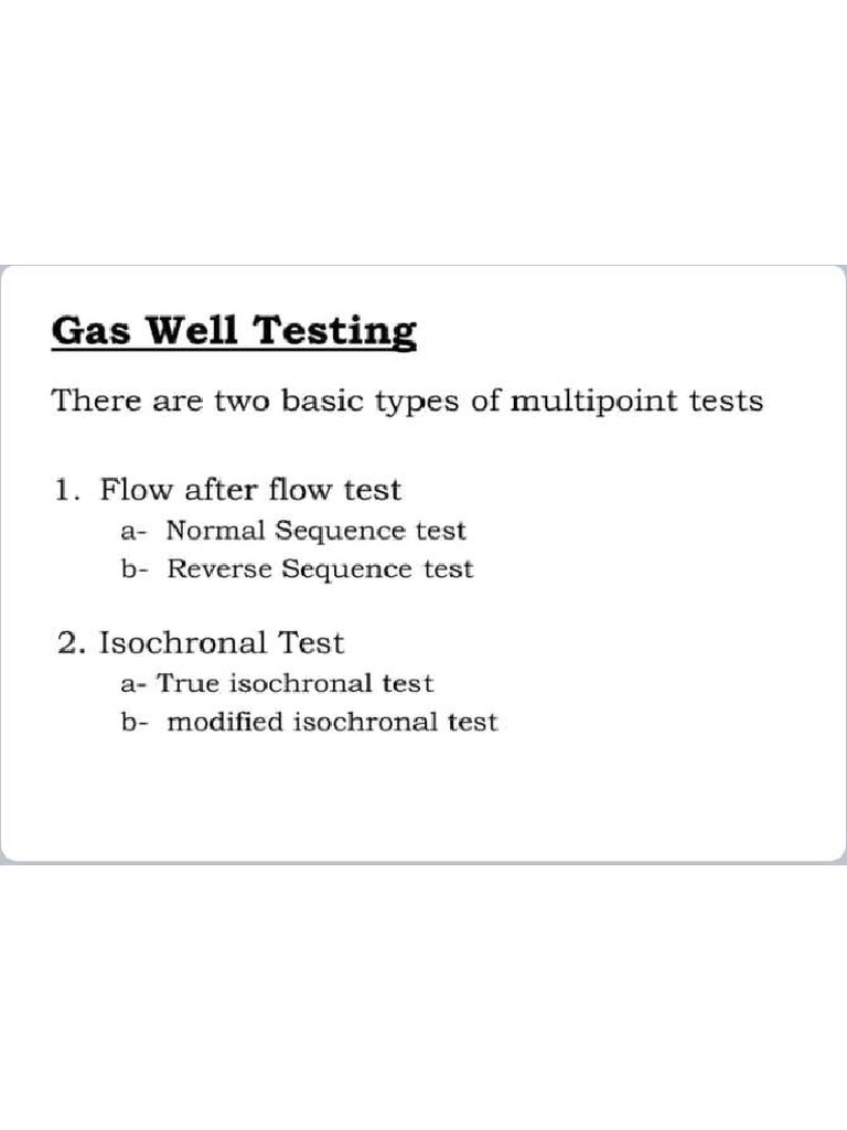 Gas Well Testing PDF