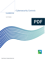 Cybersecurity Controls Requirements - Dec 2022