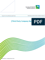 Third Party Cybersecurity Compliance Report Template