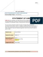 l2 Unit 8 Statement of Aims Blank 2023 Templa