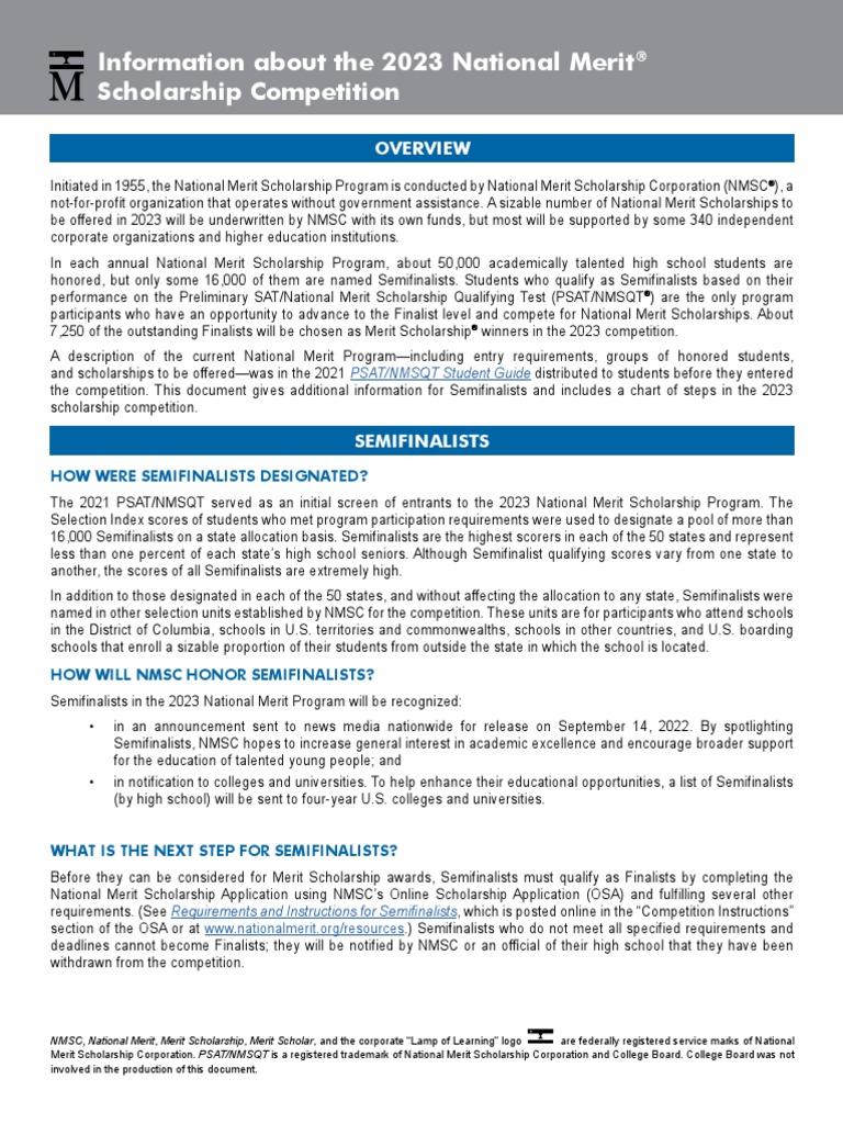 WHAT IS NATIONAL MERIT SCHOLARSHIP COMPETITION visual data 6