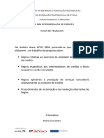 Regras para intermediários de crédito