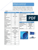 Tuberia Pvc-O Clase 500 Tom DN 140 MM PN-16 NTP ISO 16422: Caracteristicas Del Tubo Caracteristcas Mecanicas