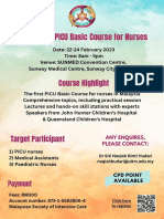 Paediatric PICU Basic Course For Nurses
