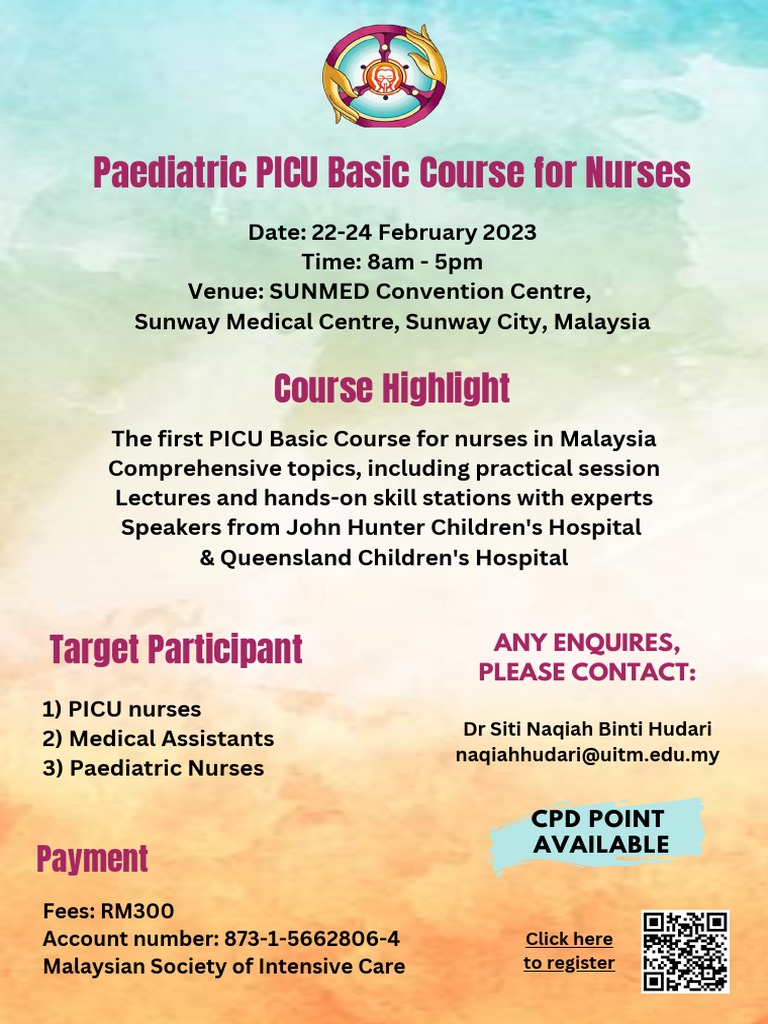 Paediatric Picu Basic Course For Nurses Pdf