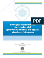 Energias Renovables Derivadas Del Aprovechamiento de Aguas Vientos y Biomasa