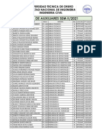 Correos Electrónicos Lista de Auxiliares Sem 2-2021 11 Ago 2021 PDF