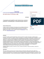 A Pesquisa Psicanalítica Dos Fenômenos Sociais e Políticos - Metodologia e Fundamentação Teórica PDF