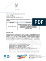 451-2020 Anapoima Solicitud Documentos Faltantes - Liquidacion Del Convenio