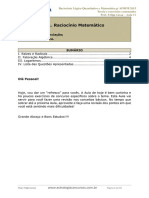 Raciocínio Lógico e Matemática: Revisão de raízes, fatoração e logaritmos