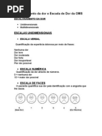 Escala Visual Analógica de Dor EVA | PDF