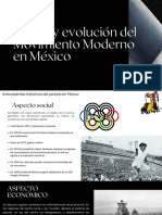 Arribo y Evolución Del Movimiento Moderno en México