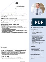 CV Receptionniste