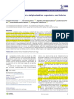 Factores Desencadenantes Del Pie Diabetico