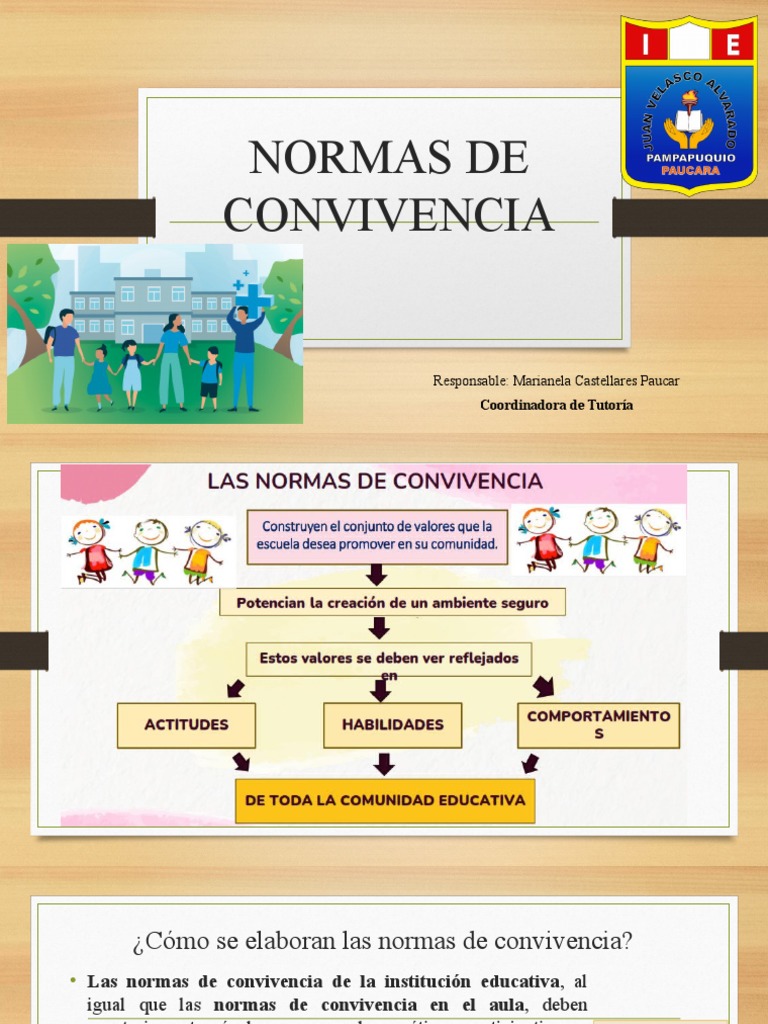 Normas de Convivencia Escolar 2023 | PDF
