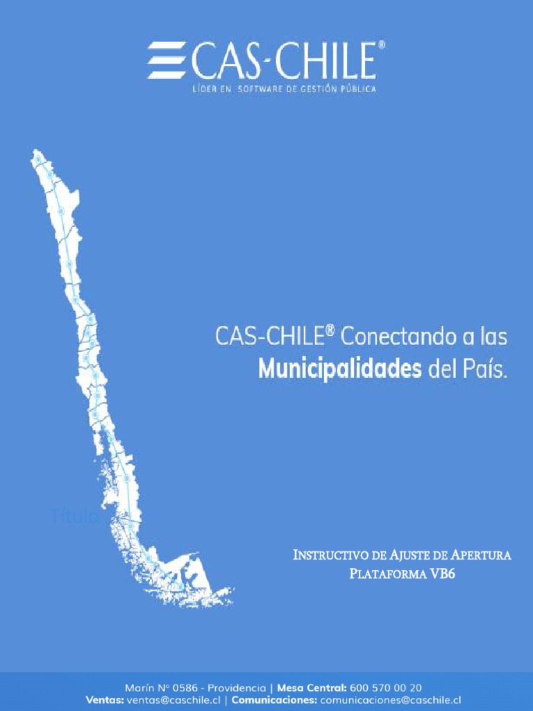 Instrucciones para realizar ajustes a la apertura contable en la