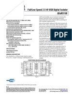 ADUM3160 USB Isolator - Datasheet