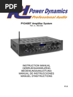 953.032 PV240BT Amplifier System V1.0