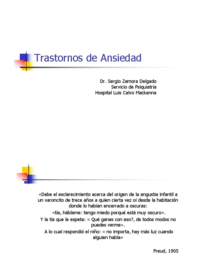 Trastornos de Ansiedad en Nna1 PDF | PDF | Desorden de ansiedad social ...