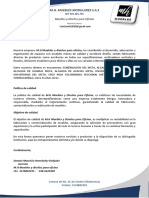 Carta de Presentacion M.H