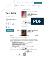Control Valve Sizing - PDF - Control Theory - Spreadsheet