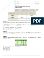 Avaliação Ciências 1 Bim. 9° Ano 2023