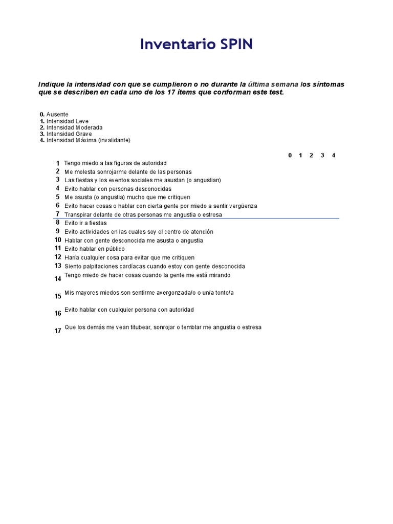 SPIN Odt | PDF