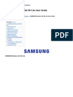 Galaxy Tab s6 Lite Manual