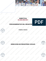 001 "Procedimientos Del Registro Civil", Primera Versión PDF