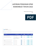 Laporan Pengisian Spmi Kemdikbud Tahun 2022 PDF
