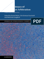The Legitimacy of Investment Arbitration Empirical Perspectives