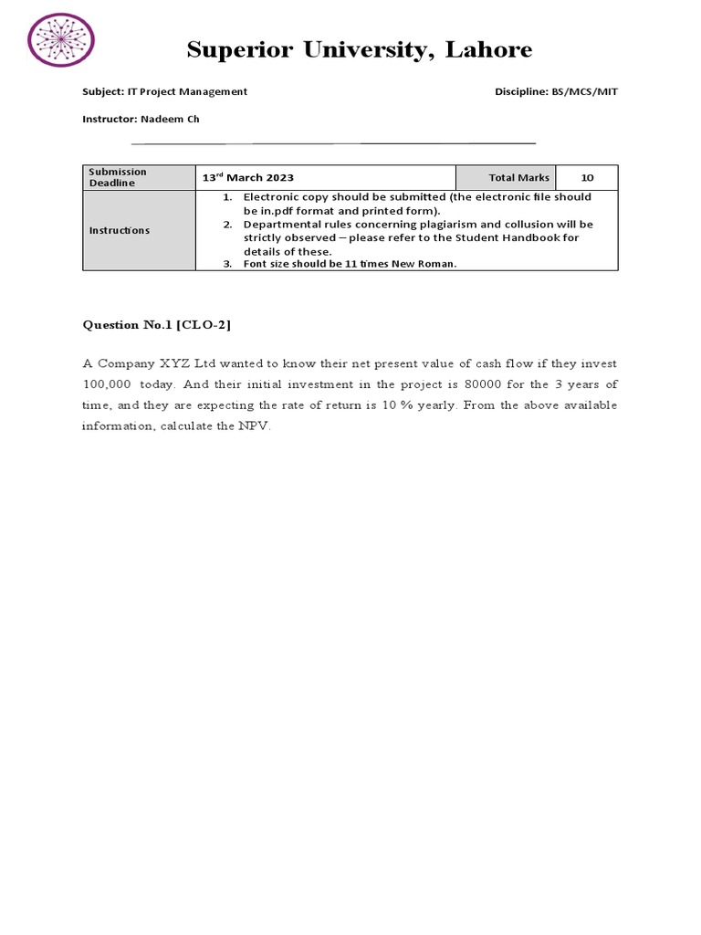 Itpm Ass 2 | PDF