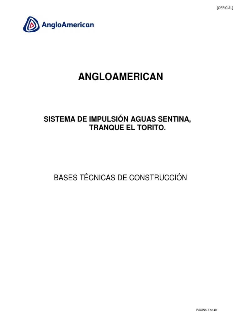 Sistema de Impulsión Aguas Sentina | PDF | Soldadura | Construcción