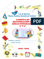 Carpeta de Recuperación 3° y 4° PDF