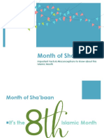Important Facts and Misconceptions about the Month of Sha’baan