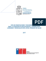 Guía de atención primaria para adolescentes y jóvenes LGBT