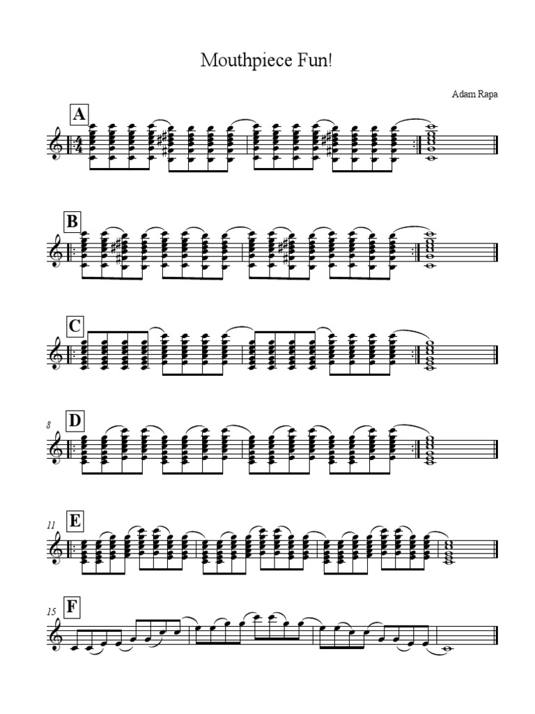 Mouthpiece Fun PDF