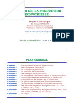 Chapitre 7. Ordonnancement - Production