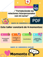 Taller 8°A. Fortaleciendo Las Relaciones Interpersonales Con Mi Curso