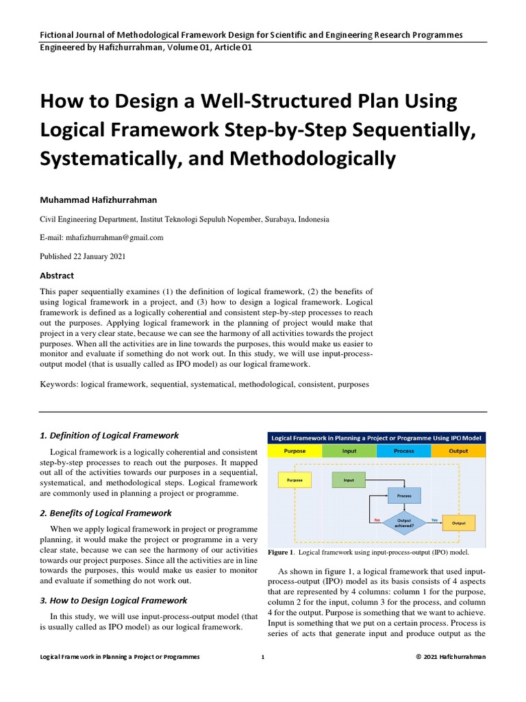 How To Design A Well Structured Plan Usi PDF | PDF | Methodology ...