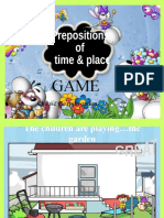 Prepositions of Time and Place Games - 9518