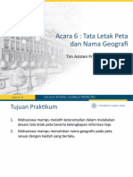 Acara 6 Tata Letak Peta Dan Nama Geografi