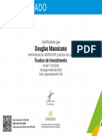 Certificado-Douglas Massicano-Fundos de Investimento