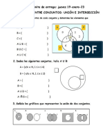 Hoja de Trabajo Matemáticas