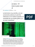 10 Comandos Básicos para Usar en La Terminal de Linux