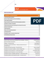 Tax Forum Invitation List