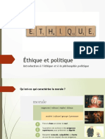 Introduction Ethique Et Philosophie Politique - Cours 1 - LEA